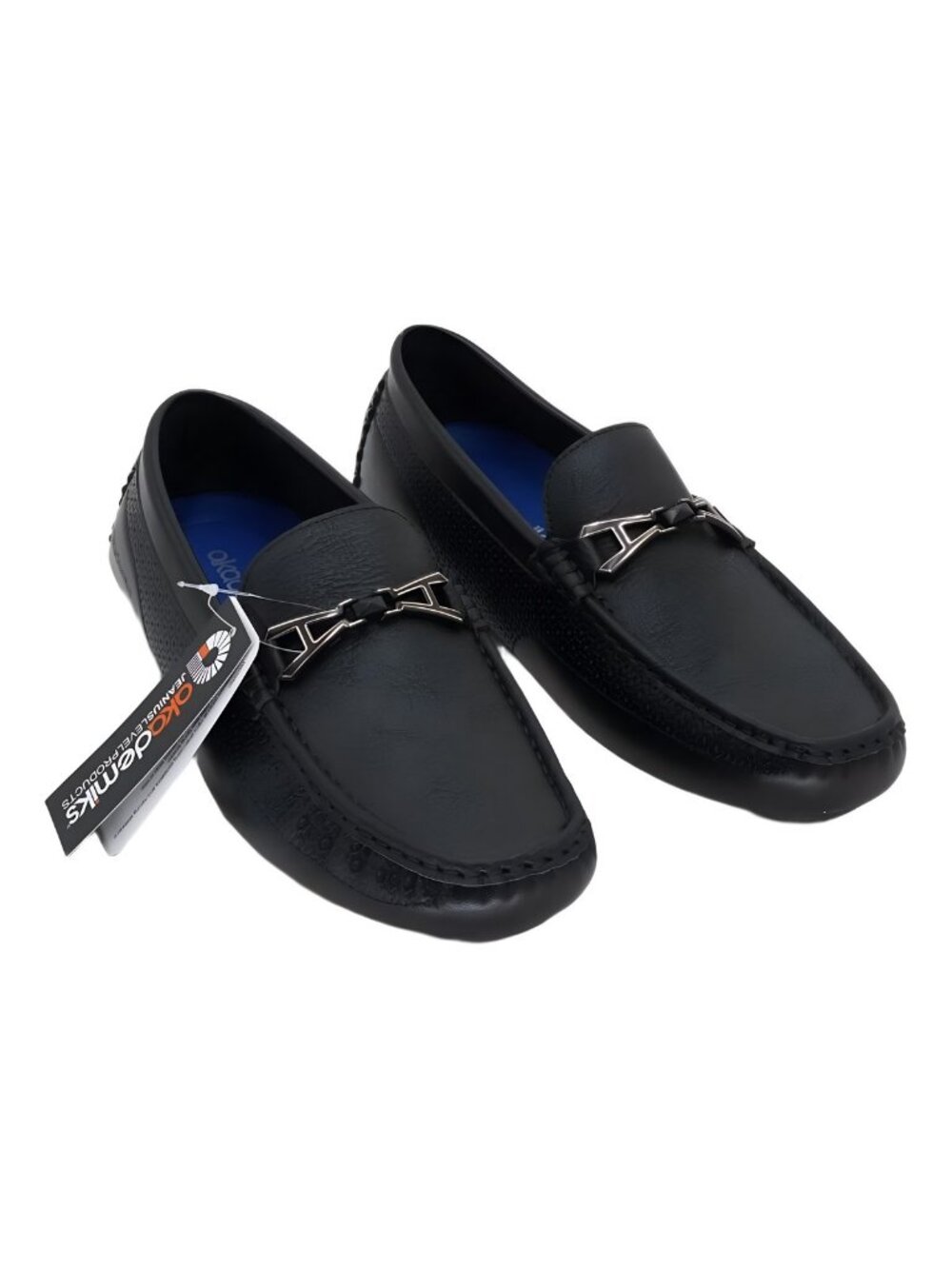 Akademiks Mens's Tabor Loafers Black US 7M EU 40